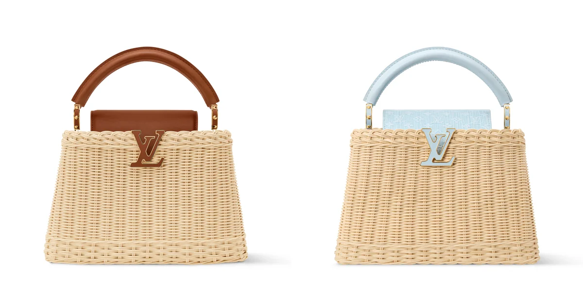 新品未使用 ルイヴィトン 籠バッグ LOUIS VUITTON カプシーヌ ルイ・ヴィトン】から夏の新作バッグが登場！ラタンで仕立てたアイコン