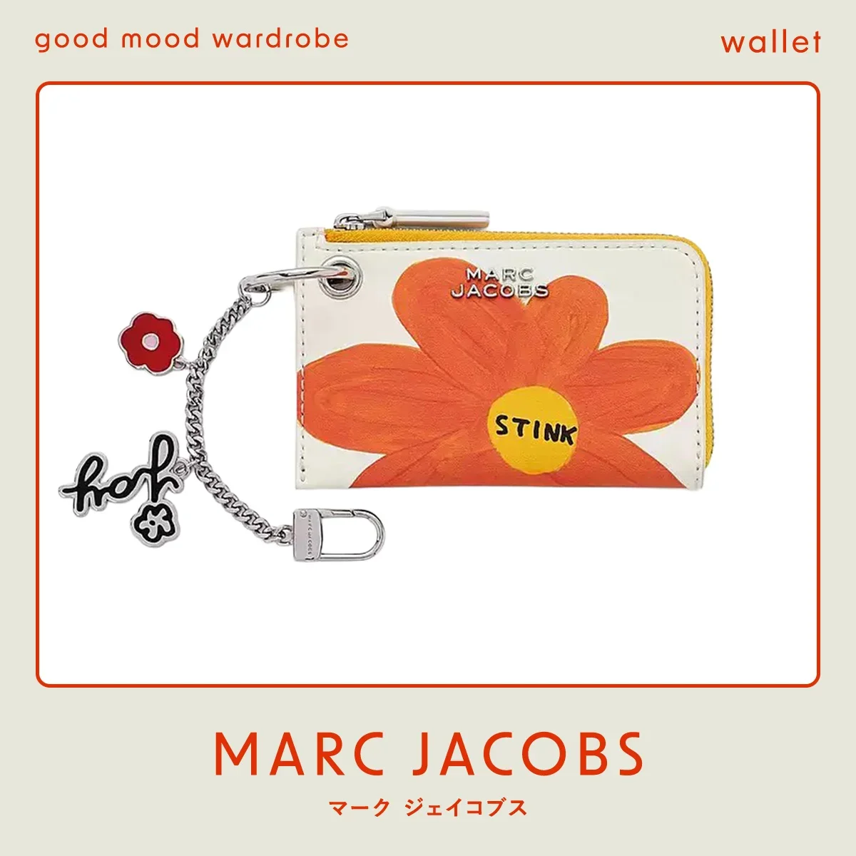 マーク ジェイコブス　 フラグメントケース〈H7.5×W12.6×D1.2cm〉￥26,400