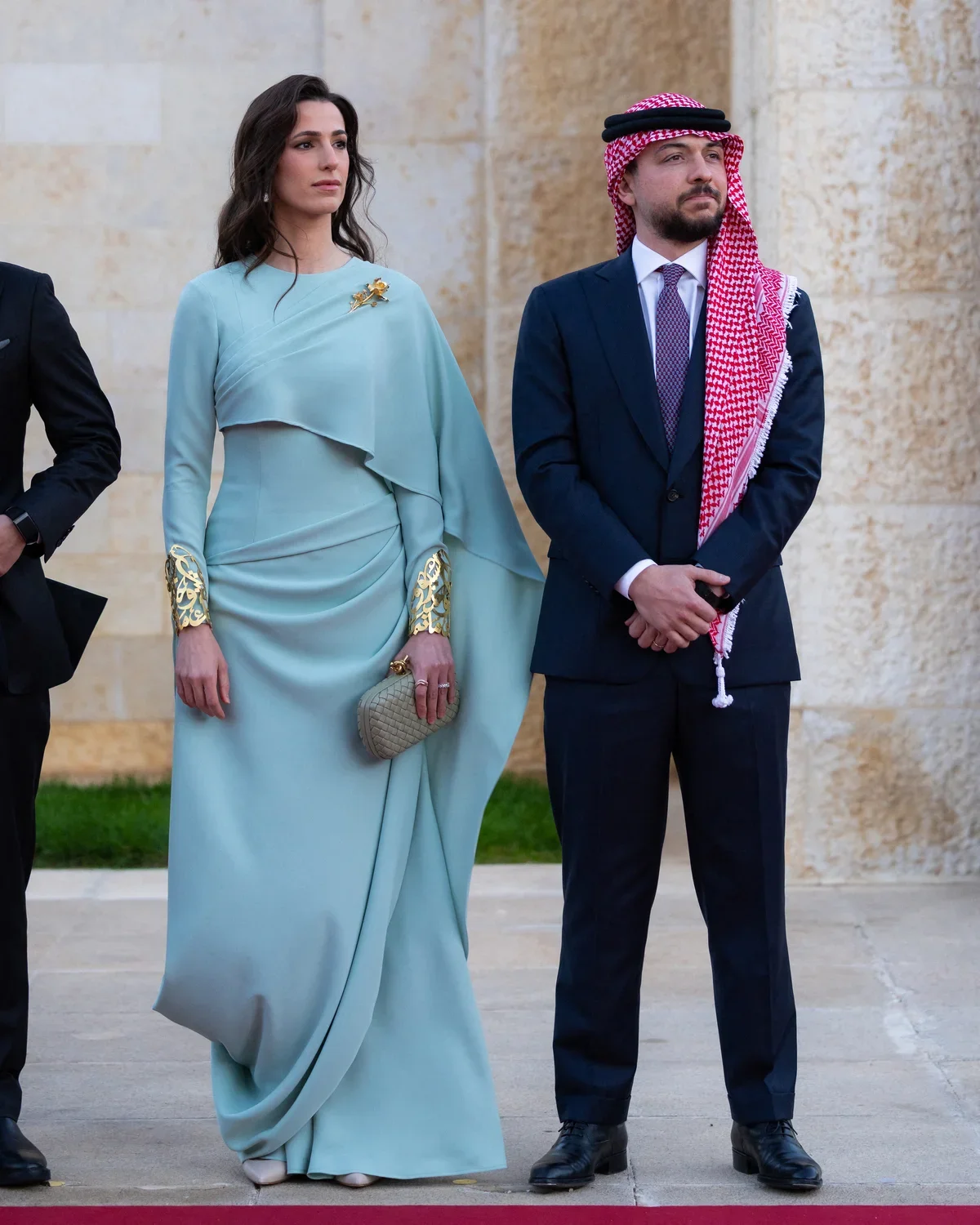 フセイン皇太子とラジワ皇太子妃