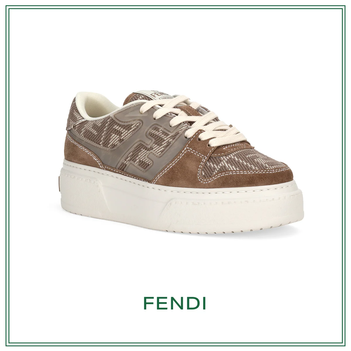 フェンディ(Fendi)　ボリュームスニーカー　シューズ〈ソール5cm〉￥149,600