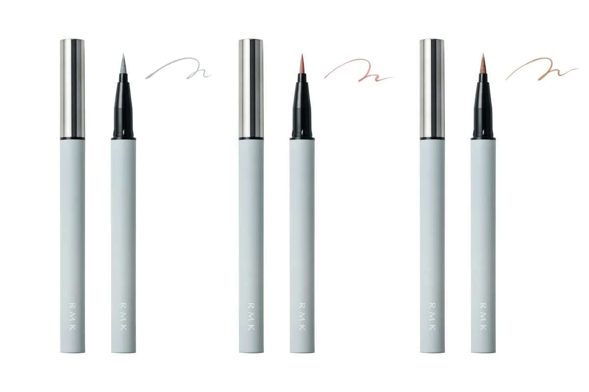 RMK グラフィック リクイド アイライナー 左から/EX-01、EX-02、EX-03 各¥3,300〈2026年1月9日数量限定発売〉