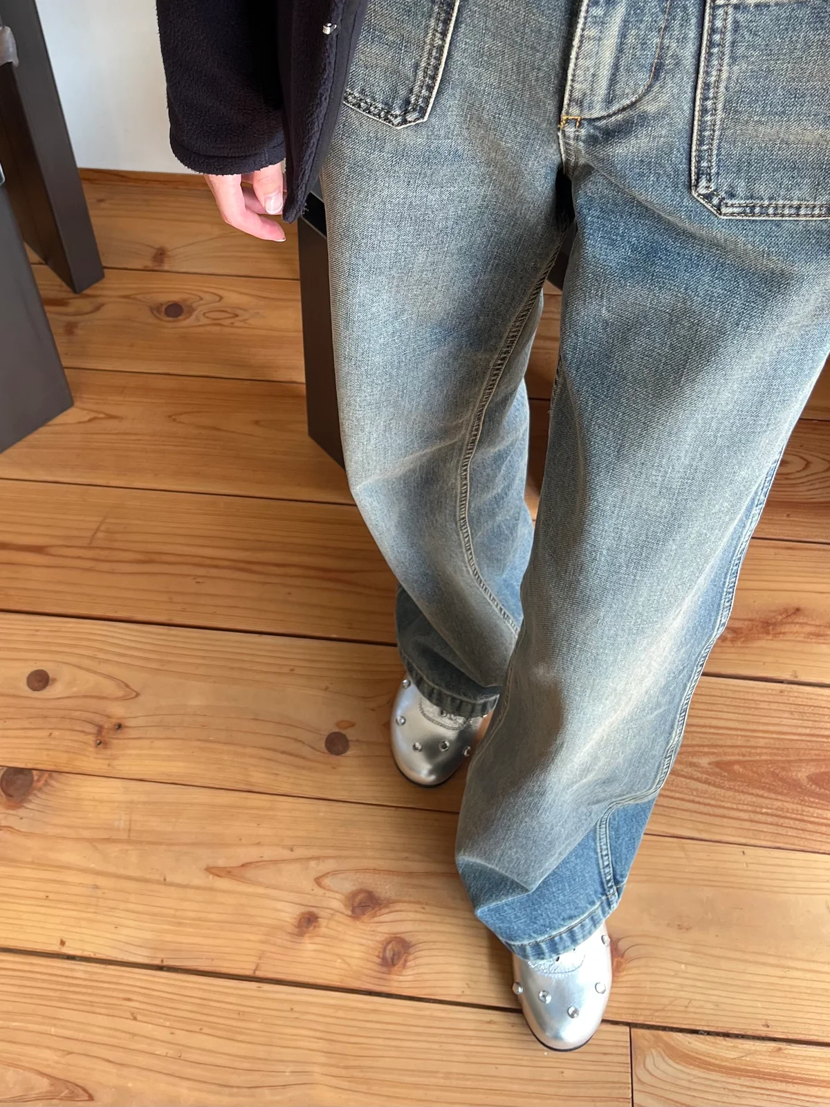 SPURSHOP LACADE ラカド 別注 シルバー 着用写真