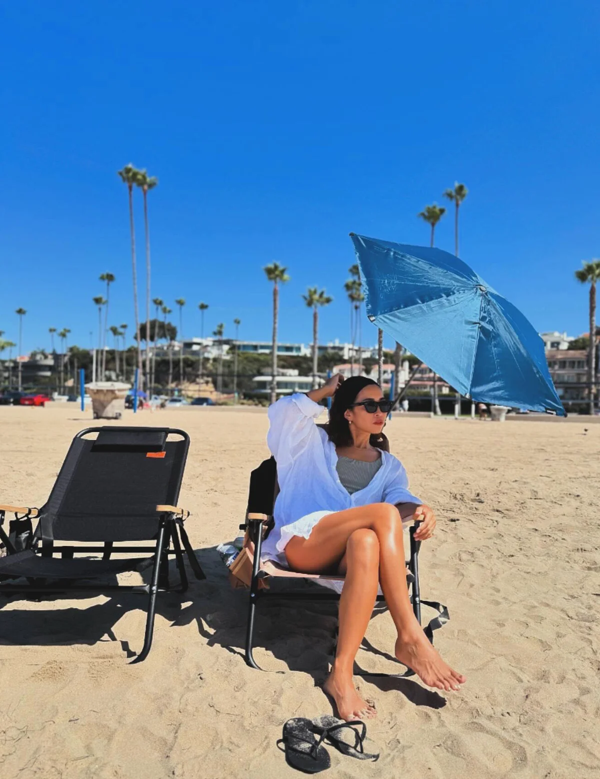 移住先のロサンゼルスにて。今年もビーチライフを満喫する予定。