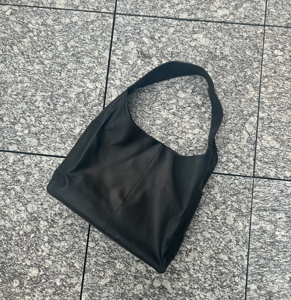 ssstein LEATHER SHOULDER BAG  