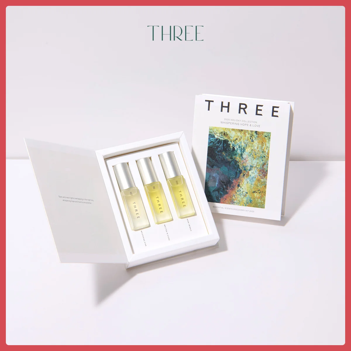 【THREE】エッセンシャルセンツ ディスカバリー キット 2025