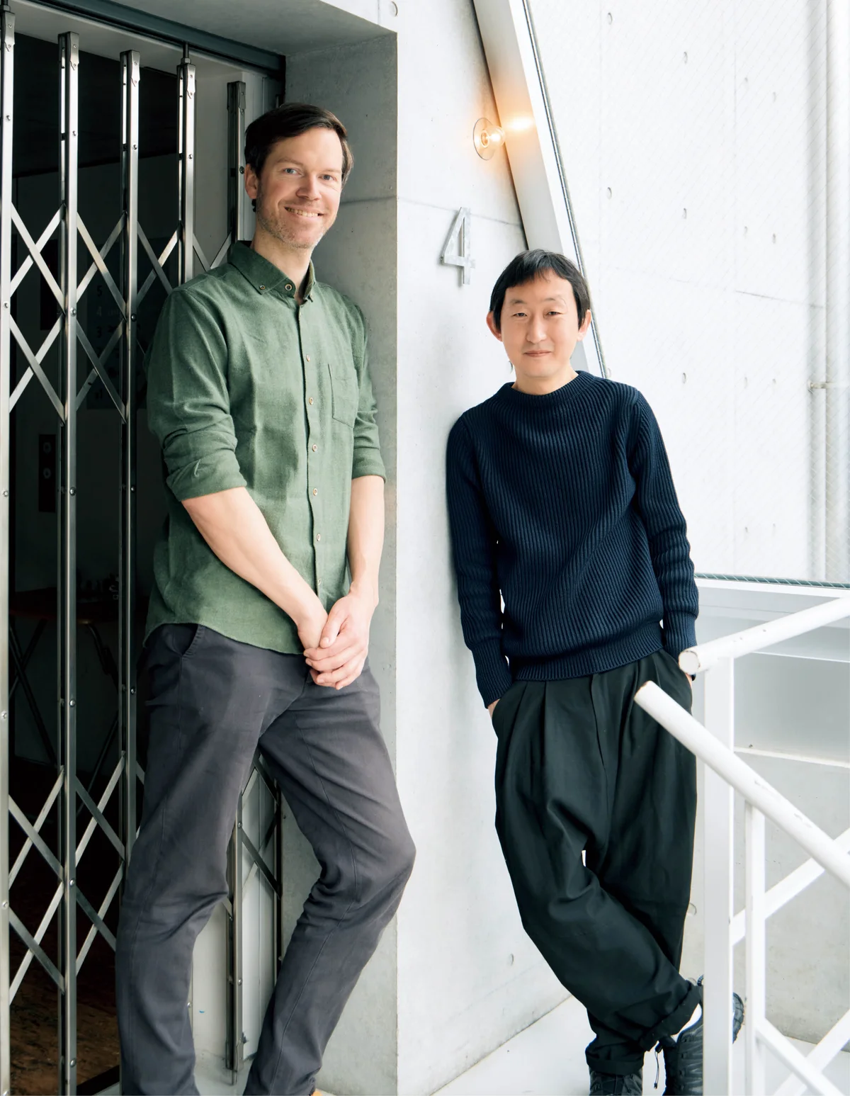 『蒸発』共同監督を務めたドイツ人のアンドレアス・ハートマン監督と日本人の森あらた監督