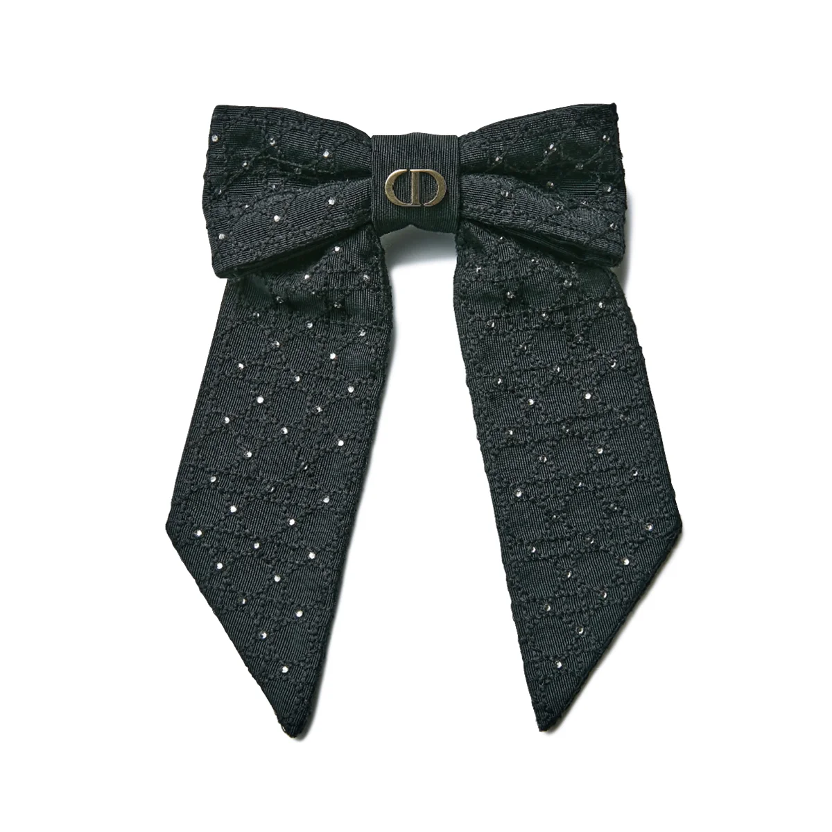 ディオールのドットのヘアアクセサリー