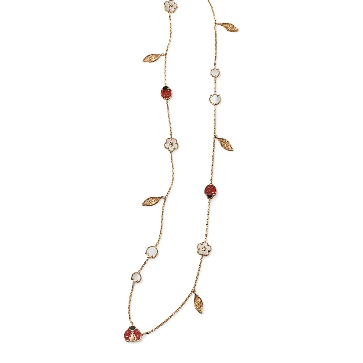 “ラッキー スプリング” ロングネックレス ヴァン クリーフ&アーペル