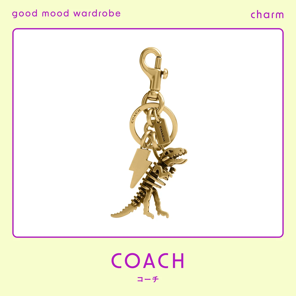 コーチのチャーム