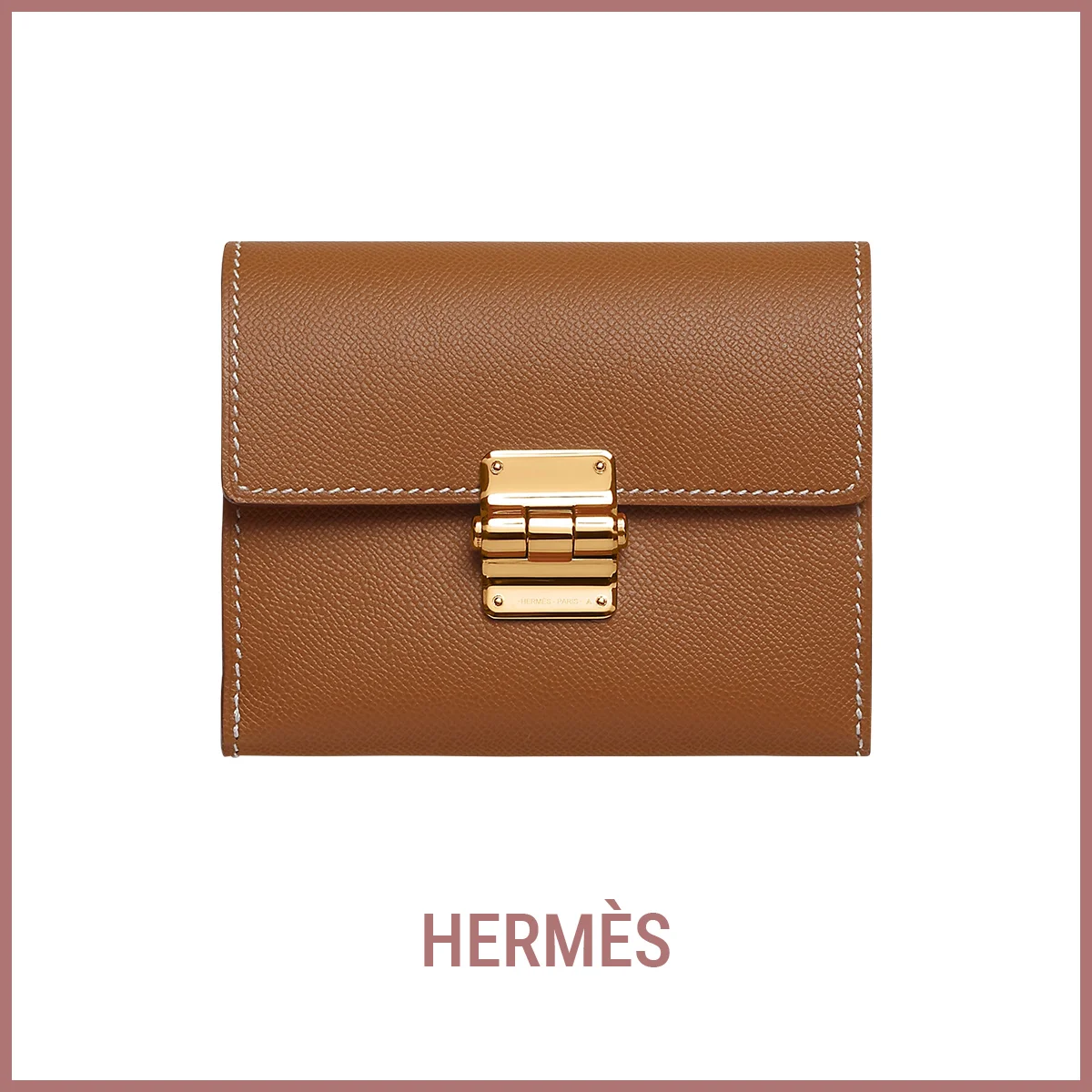 財布　エルメス　《シャルニエール》 コンパクト　〈H8×W10.5cm〉￥397,100