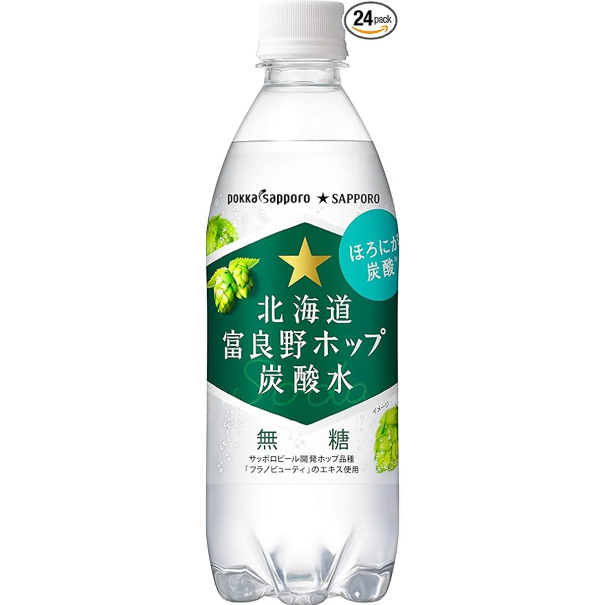 TOCHIとCRAFT ポッカサッポロ 北海道富良野ホップ炭酸水 500ml × 24本