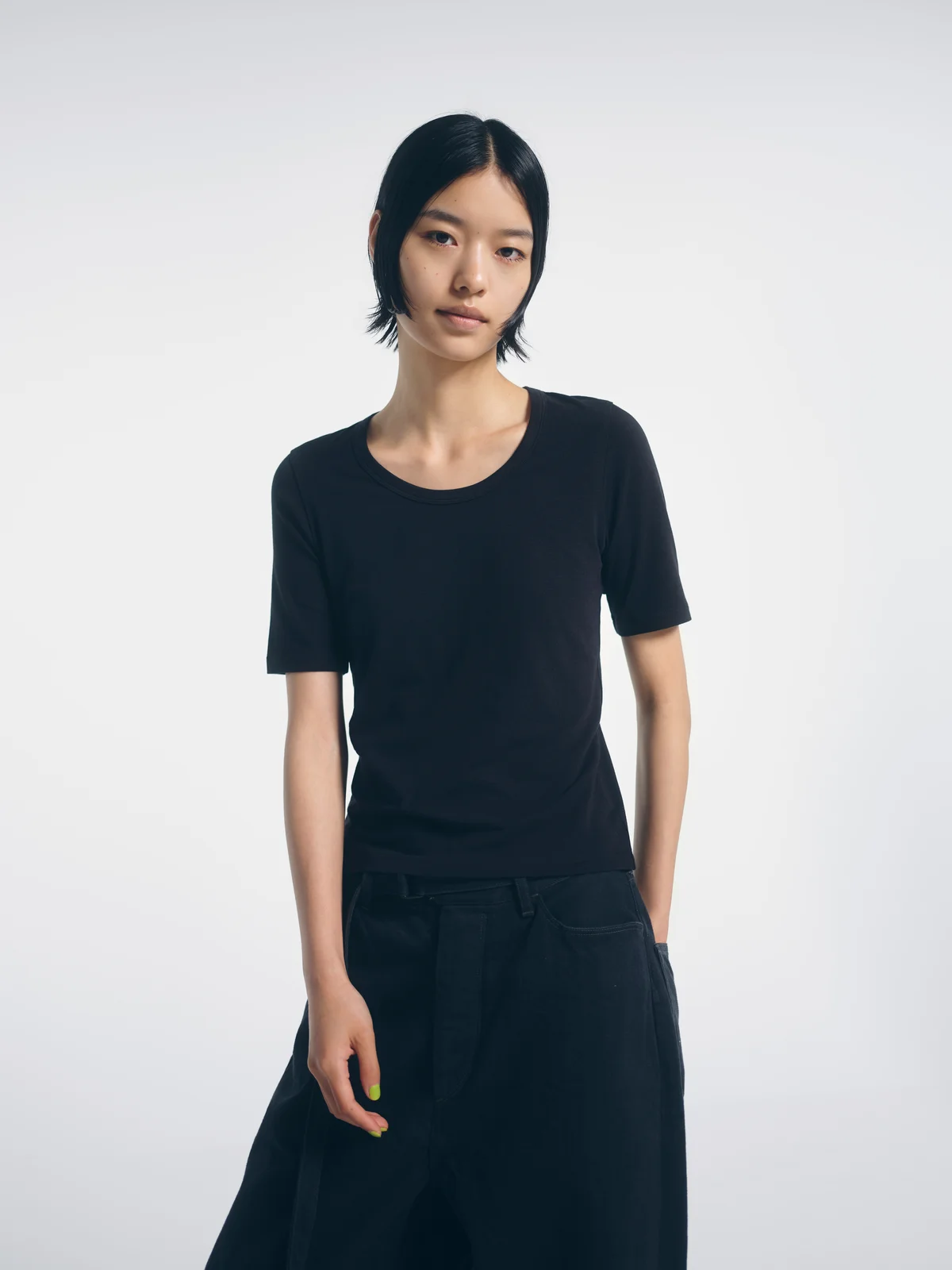 ヘインズ フォー ビオトープのTシャツを着用したところ