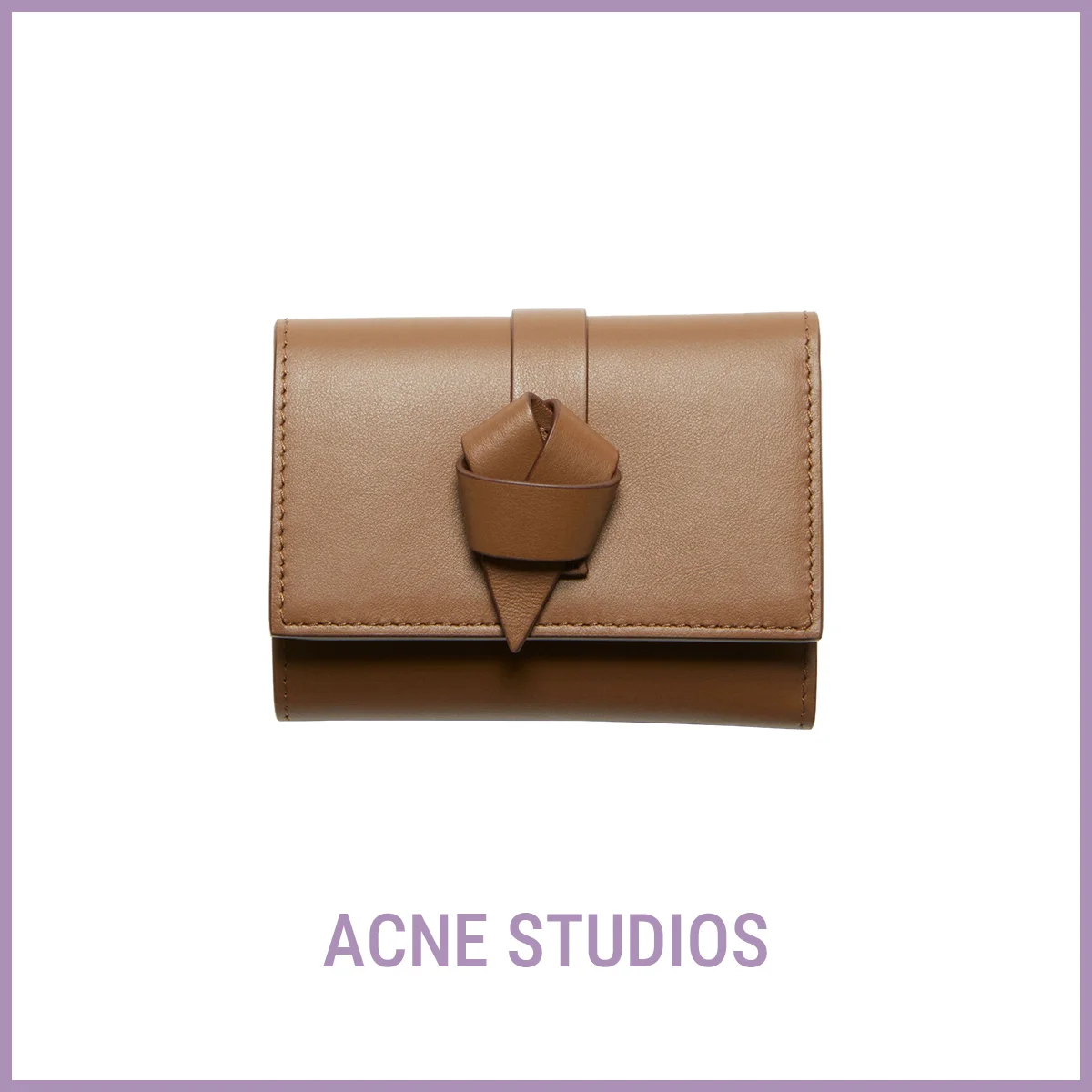 財布　アクネ ストゥディオズ　「Musubi 折り財布」〈H8.5×W10.8×D3cm〉￥61,600