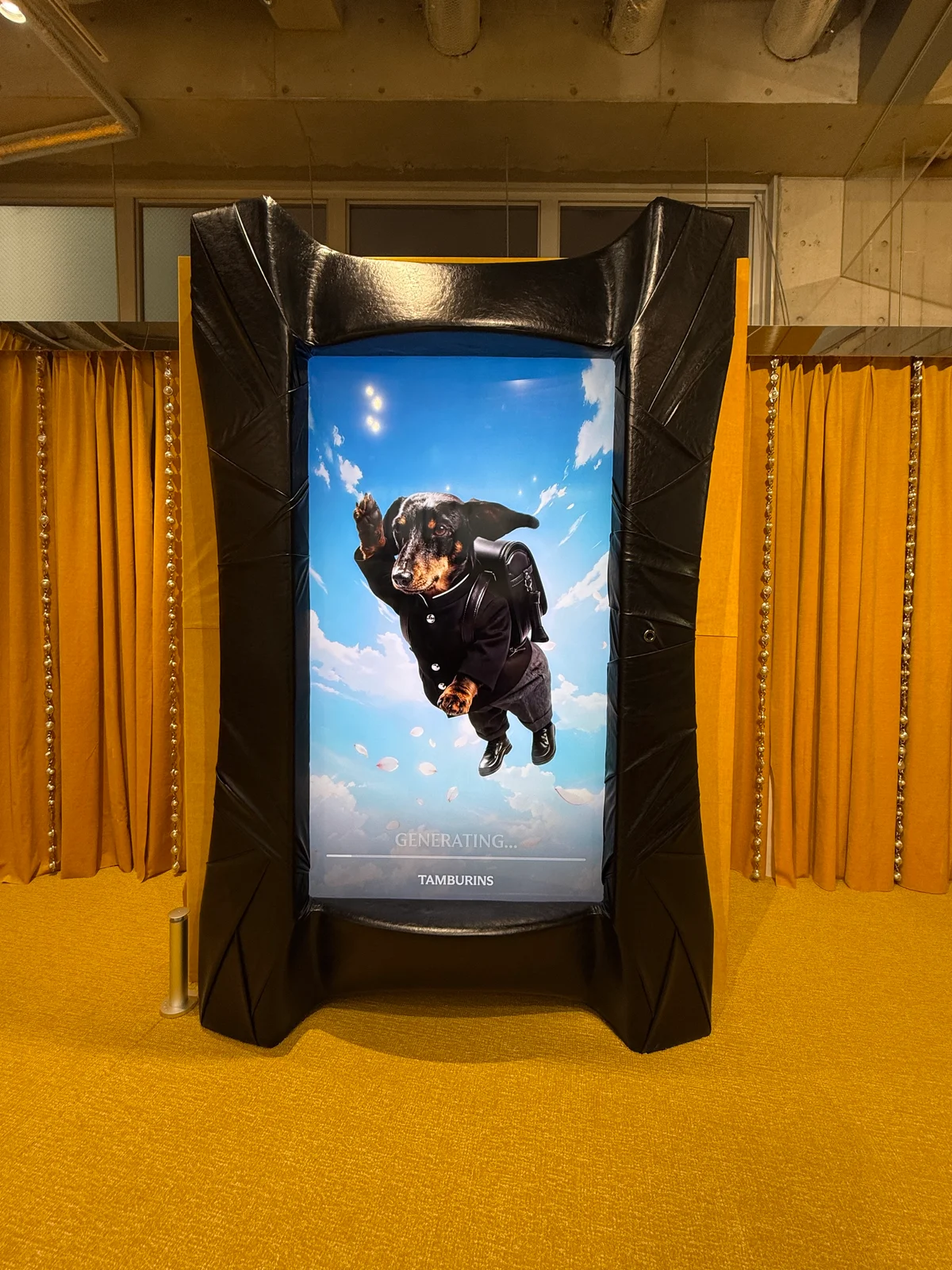 AI フォト完成するまで待機