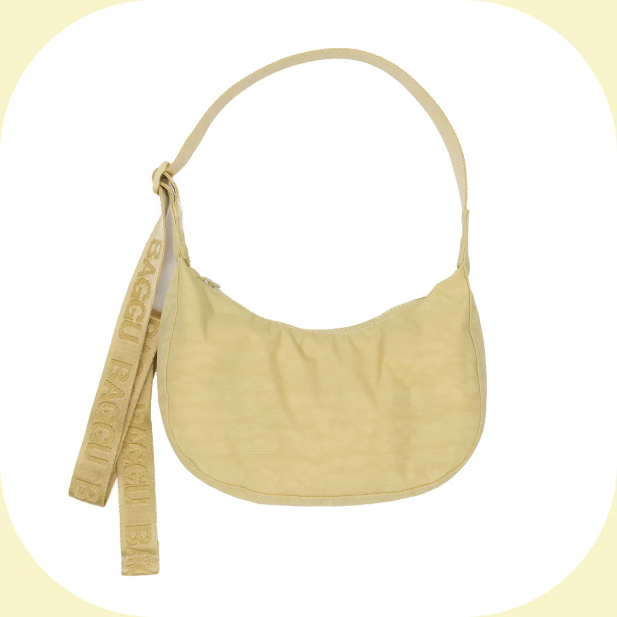クロスボディバッグ「SMALL NYLON CRESCENT BAG」〈約H14×W26×D8.3cm〉¥9,680／ピクニック（バグゥ）
