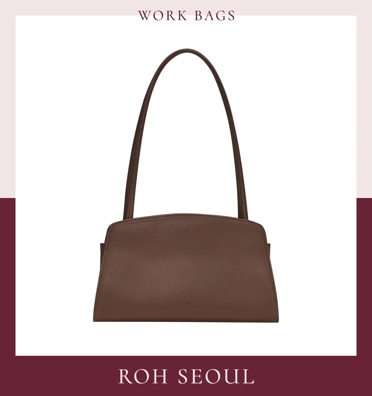 バッグ　ロー ソウル　ROH SEOUL　バッグ〈H24×W38×D9cm〉￥41,800／ロー ソウル