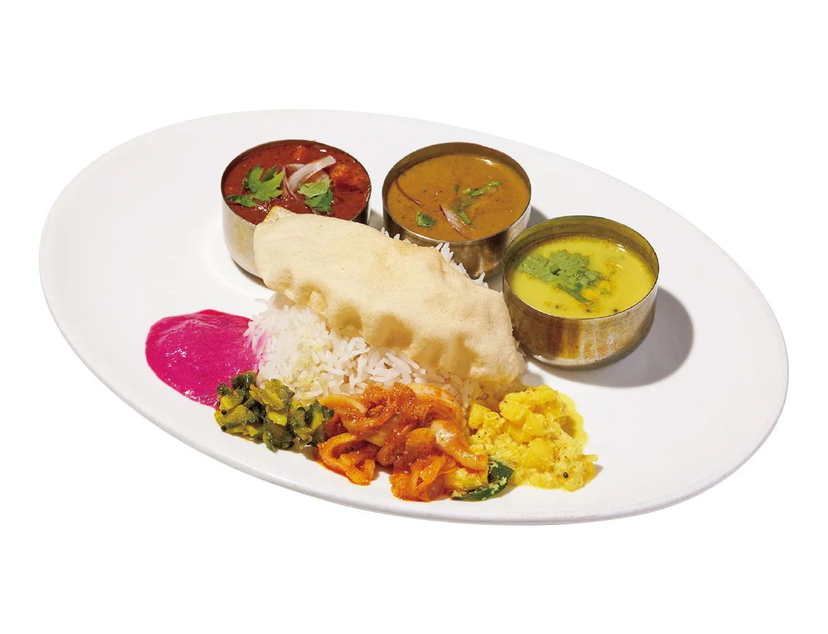 インド富士子／本日のカレー3種