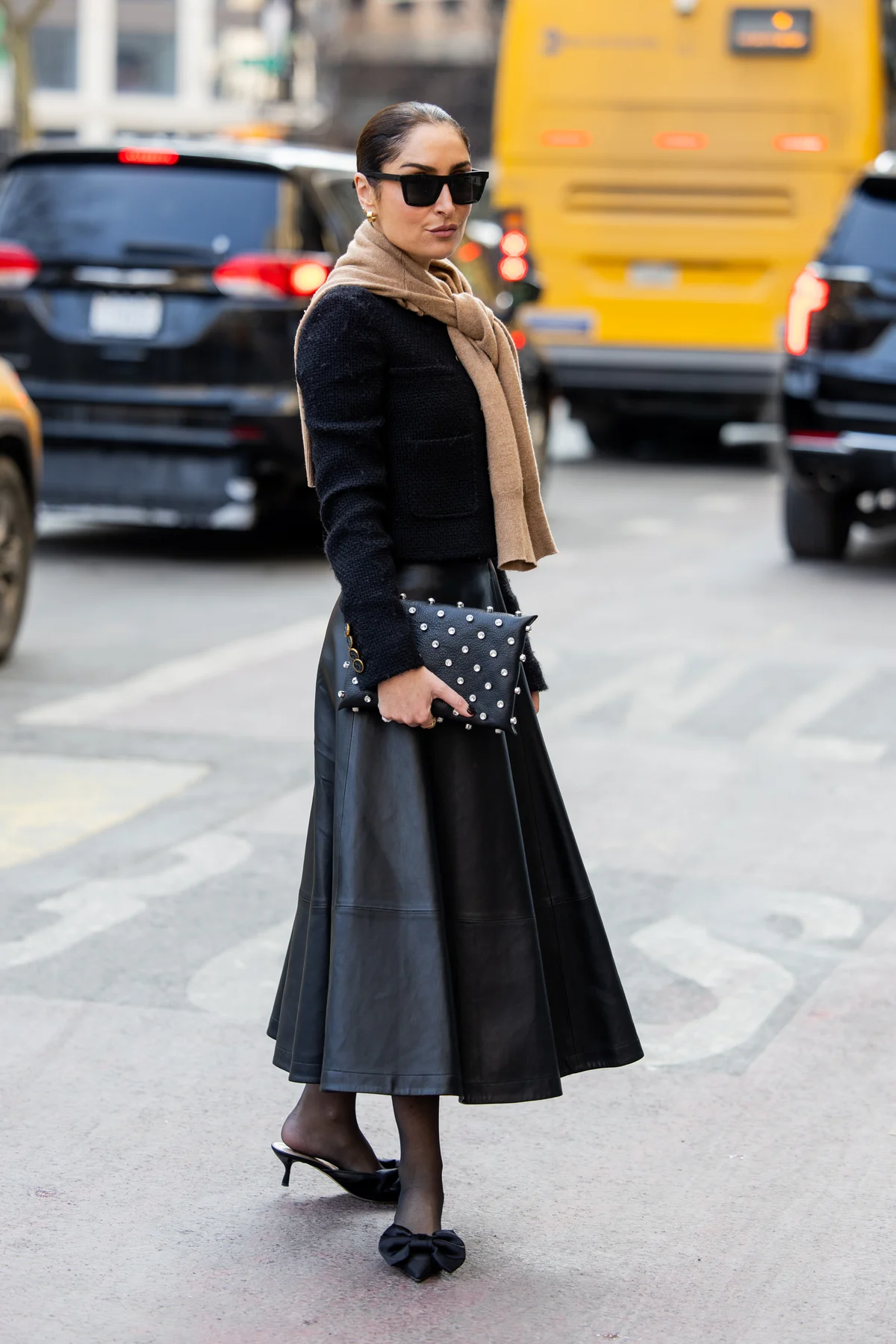 フレアスカートを使ったスタイリング