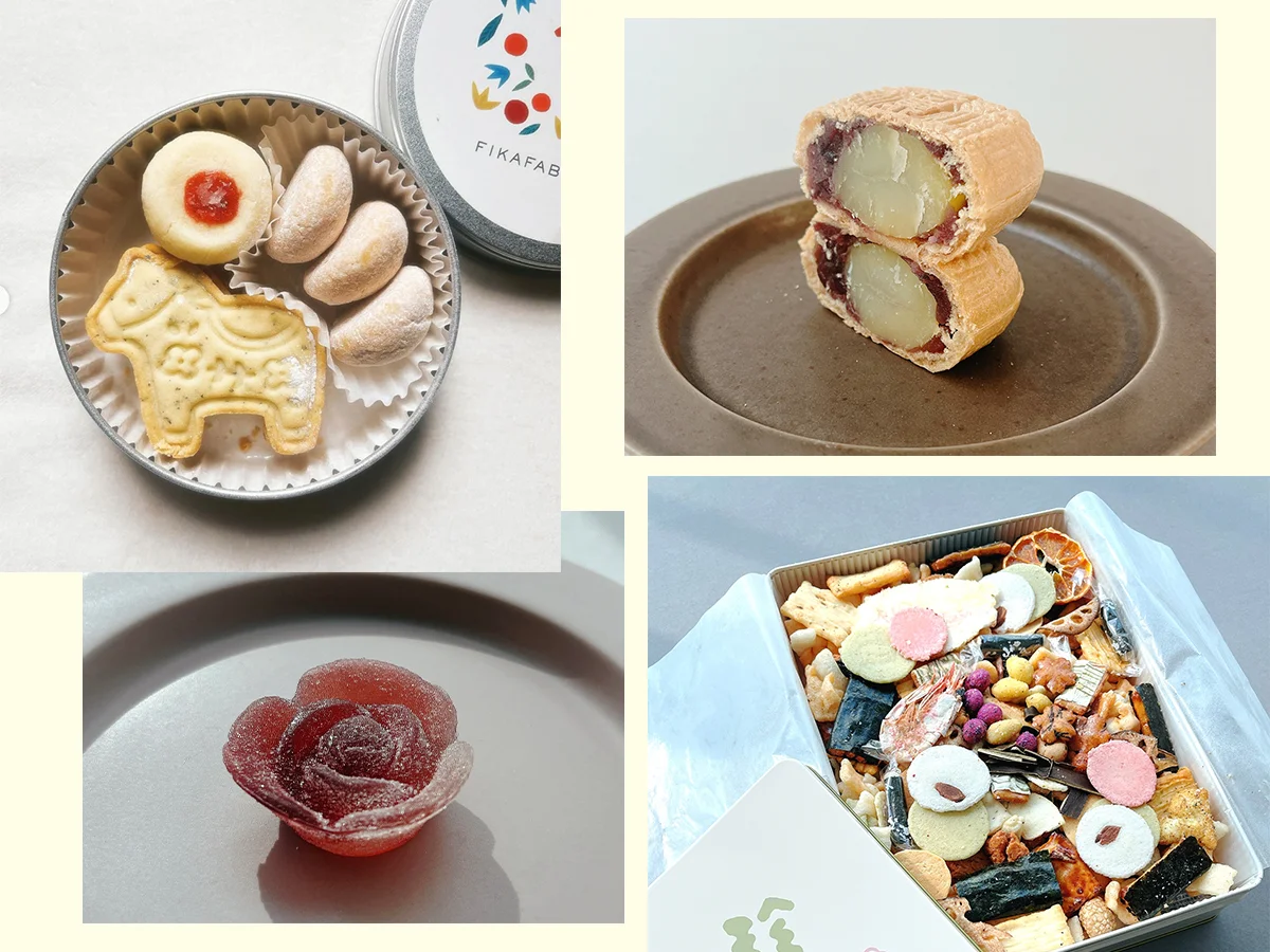 珍味堂の吹き寄せや銀座あけぼの「それぞれ」、彩果の宝石のフルーツゼリーなど、春の手土産に外せないスイーツギフトを紹介