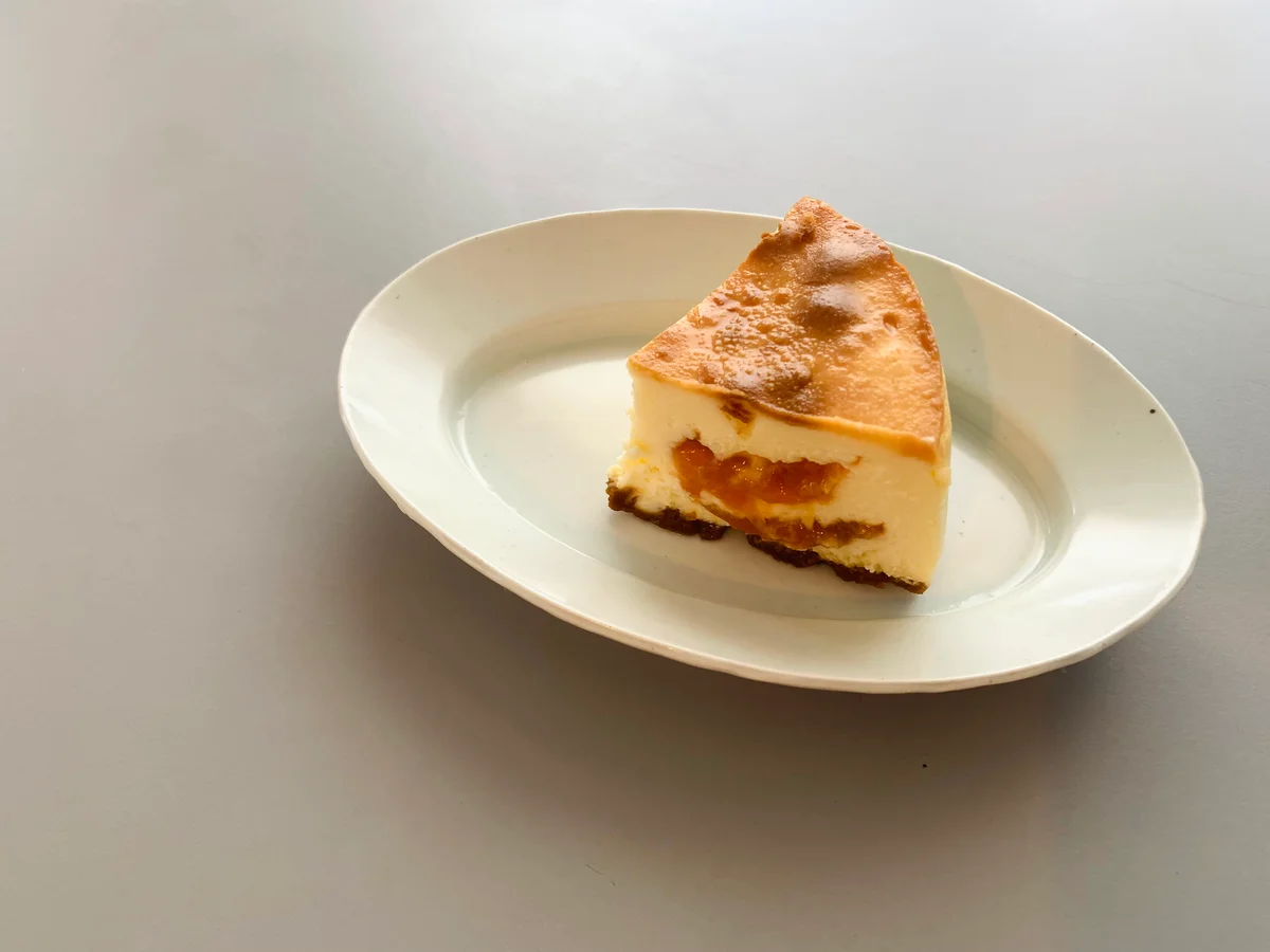 フードムードの季節のチーズケーキ、断面