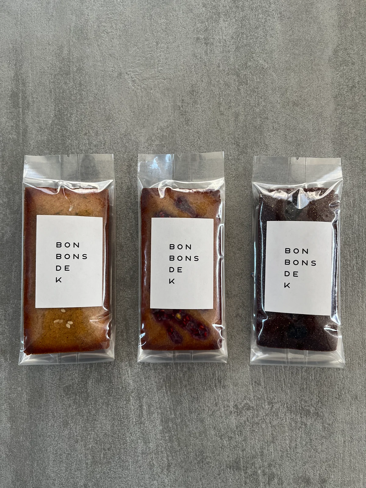 グルテンフリースイーツ 米粉 フィナンシェ 3個セット¥1,570 ボンボン ドゥ カ