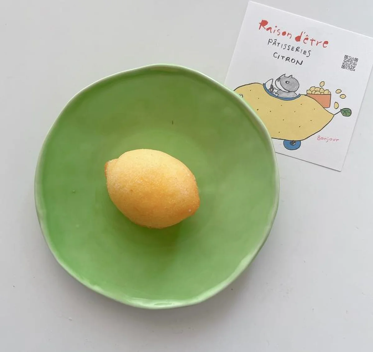 【レゾンデートル｜レモンケーキ】小麦粉を最小限に、卵とバターをふんだんに使ったプチレモンケーキ。