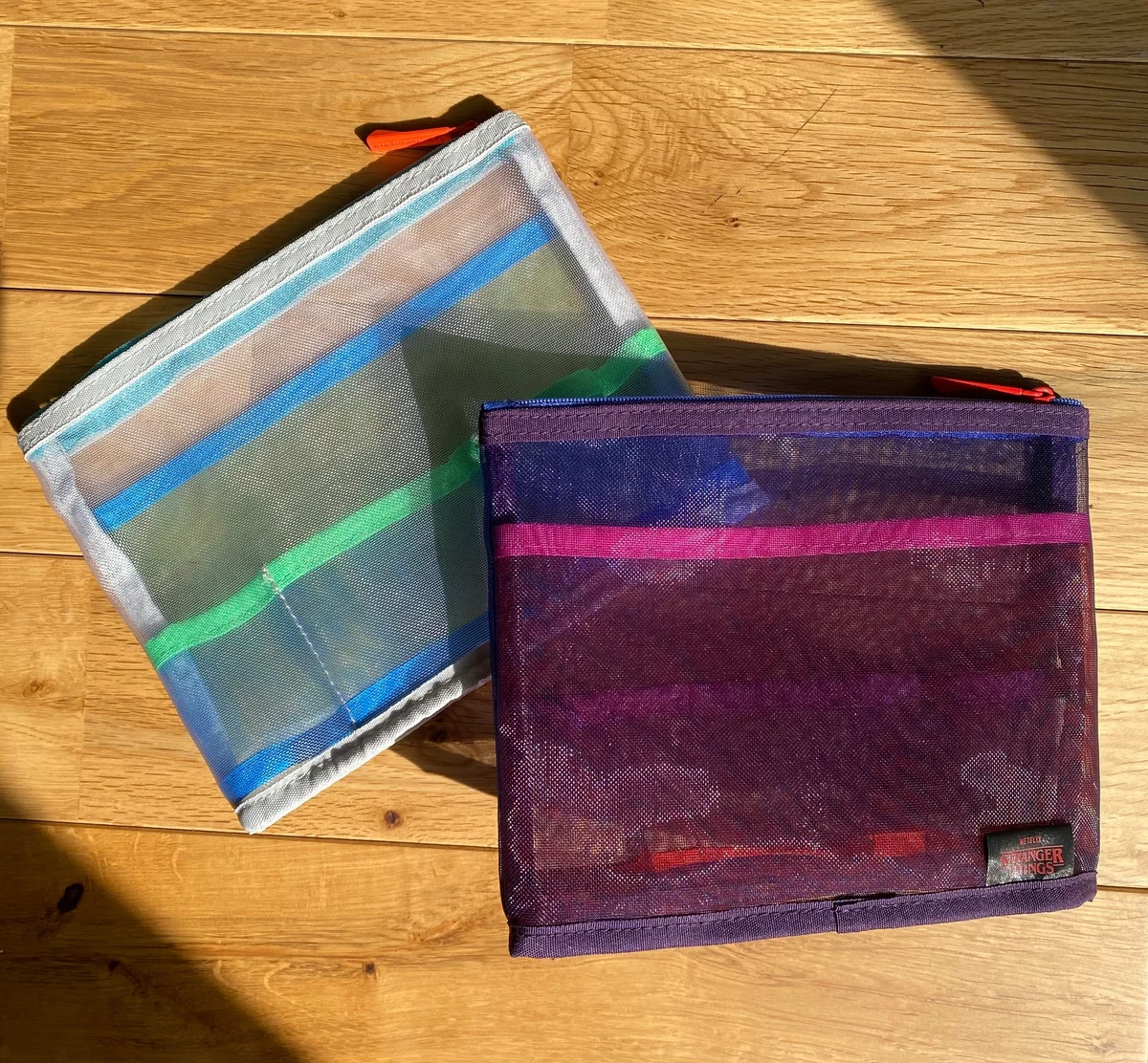 ファミマとコクヨのメッシュポーチ