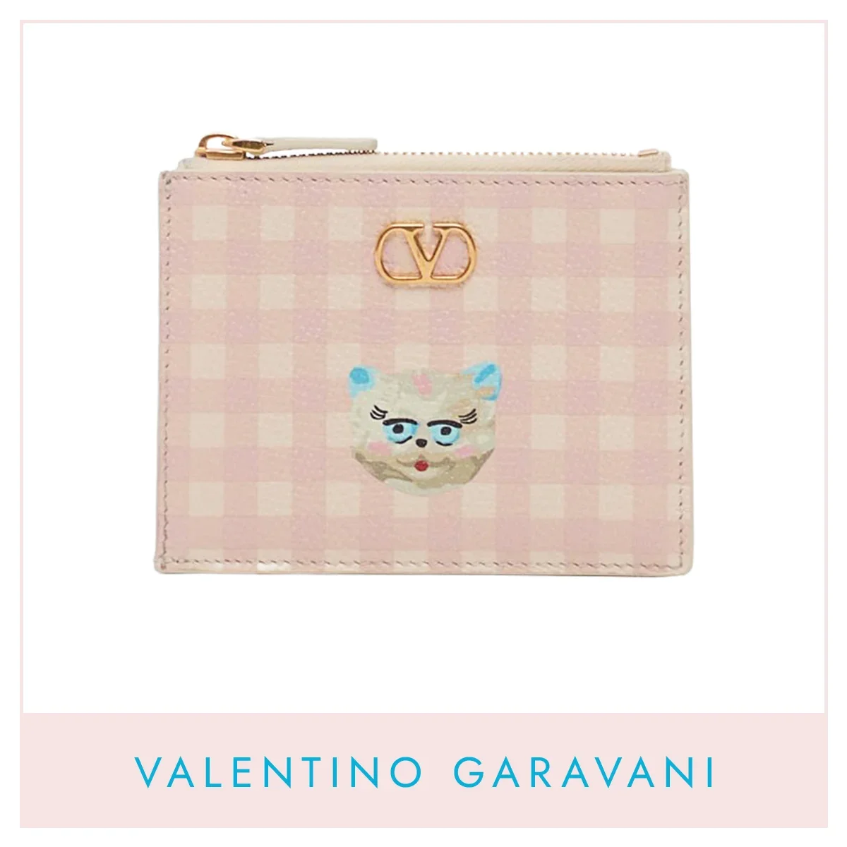 ヴァレンティノ ガラヴァーニ　「ル シャ デ ラ メゾン コインパース」〈H11×W8.5×D1cm〉￥56,100