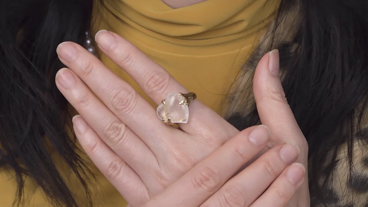 SPUR エディターベストバイ ゴッサンス パリのハート型リング「Coeur Précieux Ring」