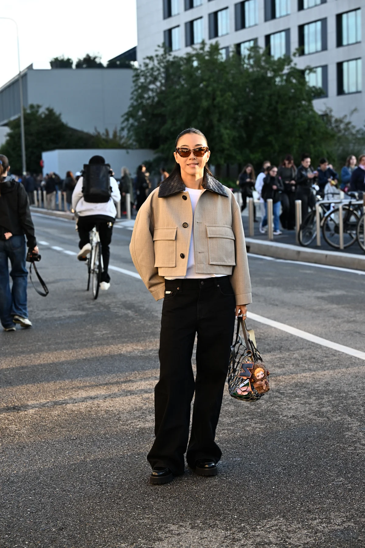 2025年秋冬ショート丈アウター ストリートスナップ コーディネート