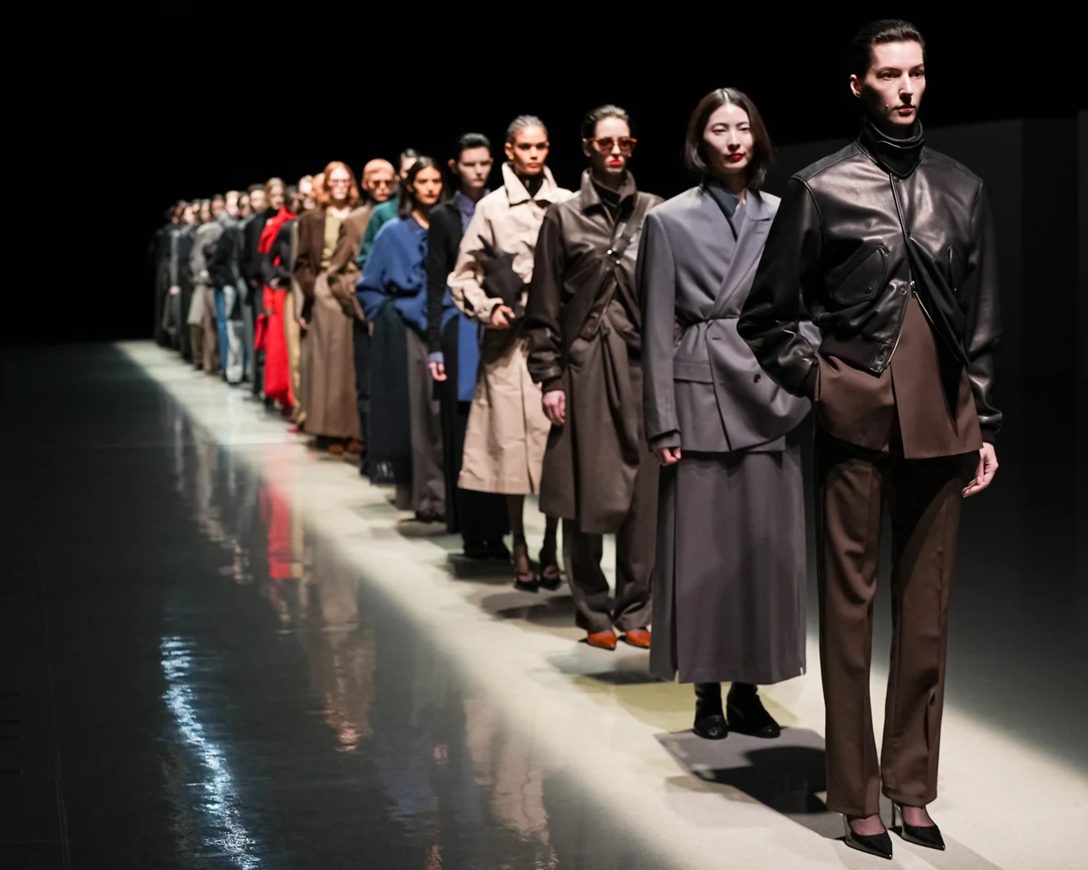 東京で行ったYOKE2026-'27AWコレクションのランウェイショー
