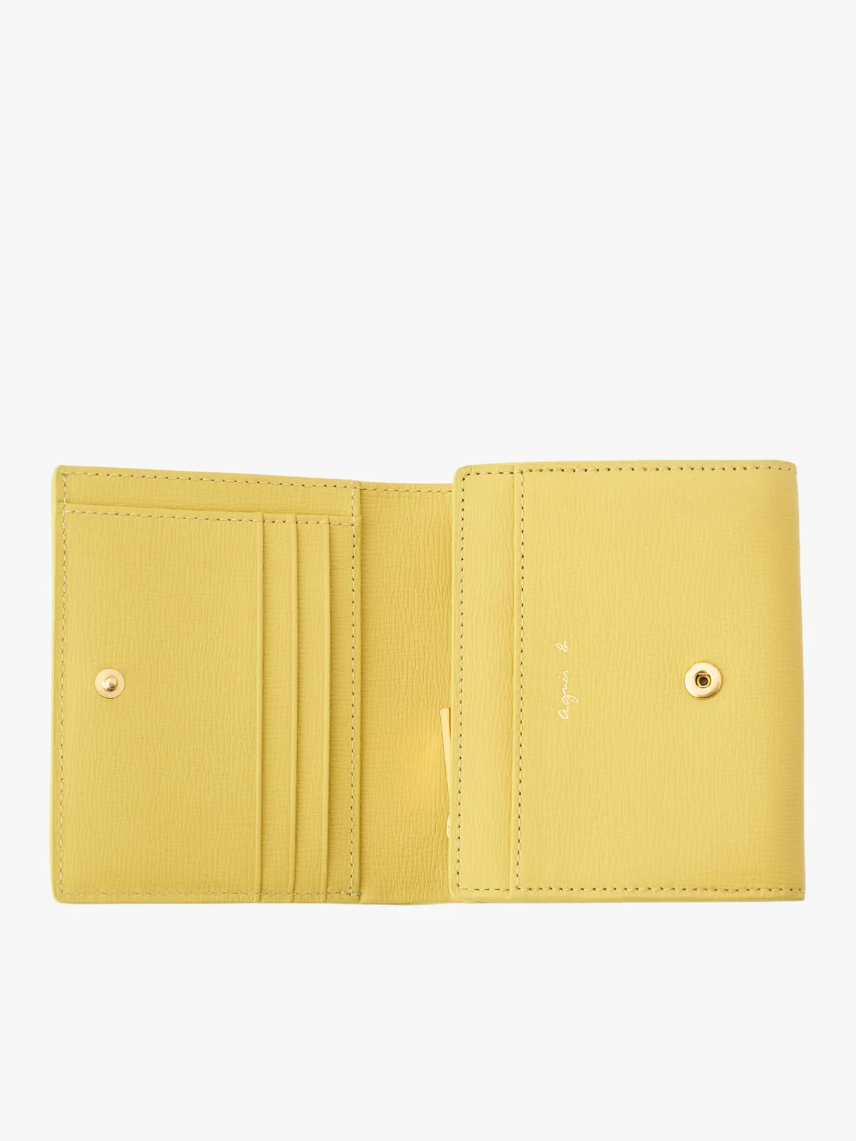 アニエスベー「レザー 二つ折り ウォレット 