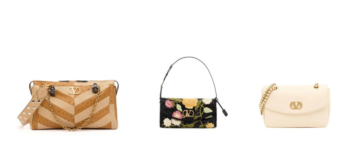 ヴァレンティノの2026年春夏コレクション、「パンテア」「ドゥ ヴェイン」「ジュナ」バッグ