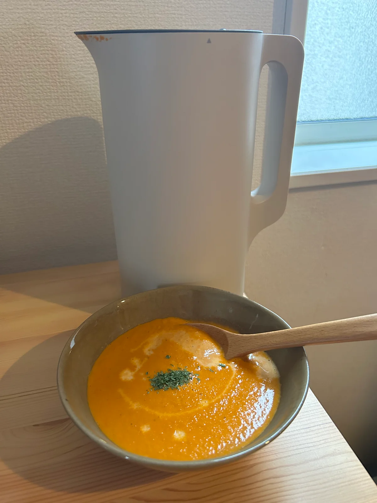 レコルト　自動調理ポット　ポタージュ　朝食