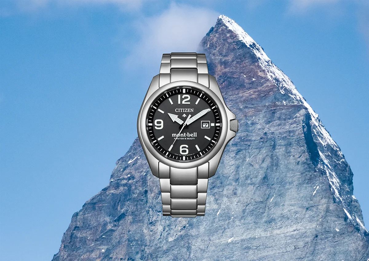  「シチズン プロマスター × mont-bell」コラボレーションモデル BN0247-52E〈スーパーチタニウム™、ケース径40.8mm〉¥82,500 ※700本限定