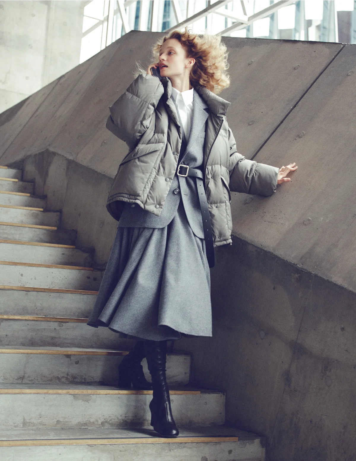 ミュウミュウのダウンジャケット