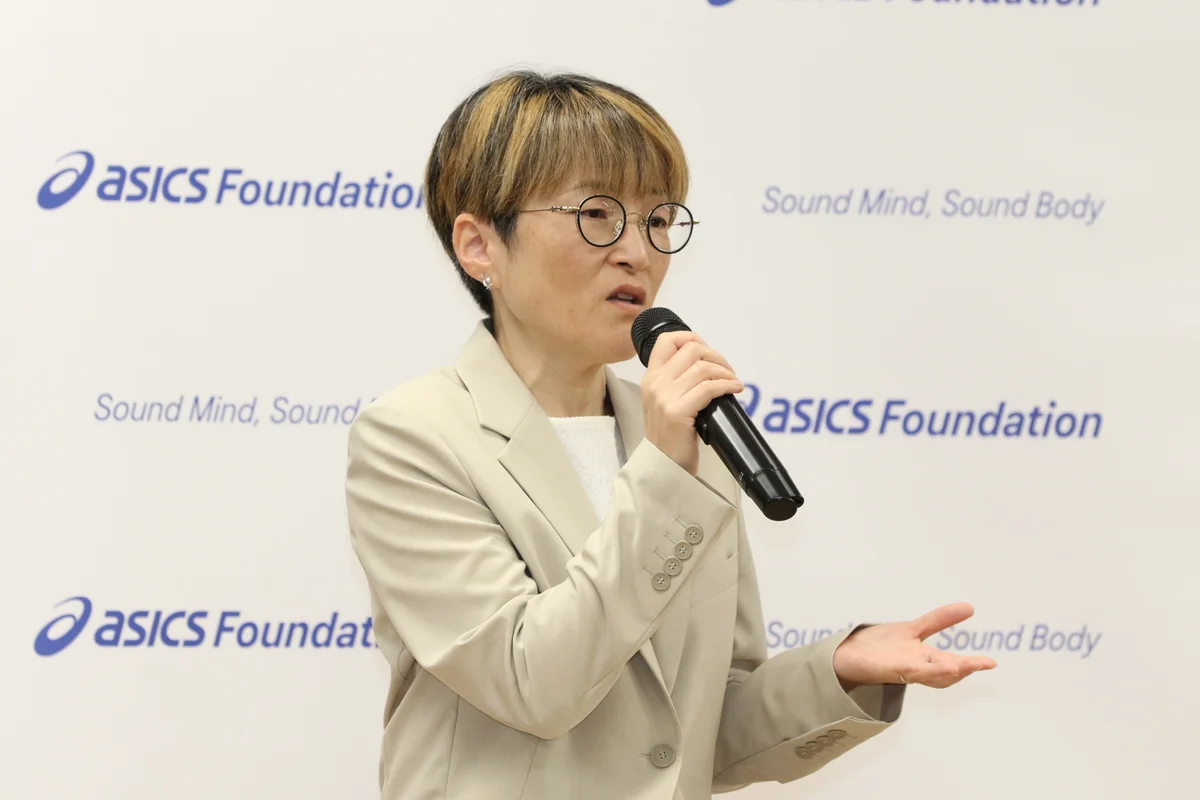 アシックスファウンデーション理事長の甲田知子さん