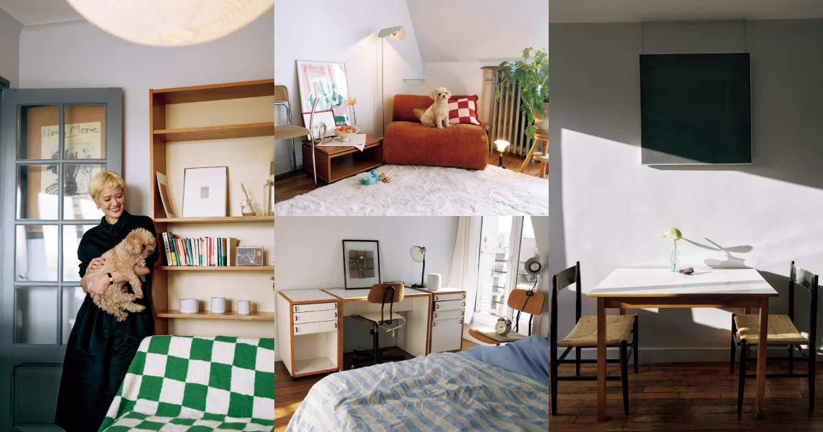 パリ在住デザイナー、森 春菜さんの自宅