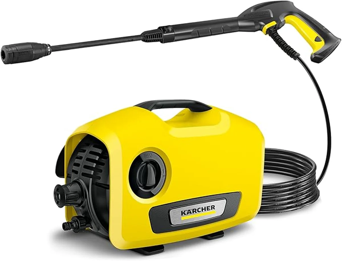 【Amazon.co.jp限定】ケルヒャー(Karcher) 高圧洗浄機 K2サイレントBC 静音機能 軽量 小型 コンパクト収納 簡単接続 洗車 泥 花粉除去効果 黄砂