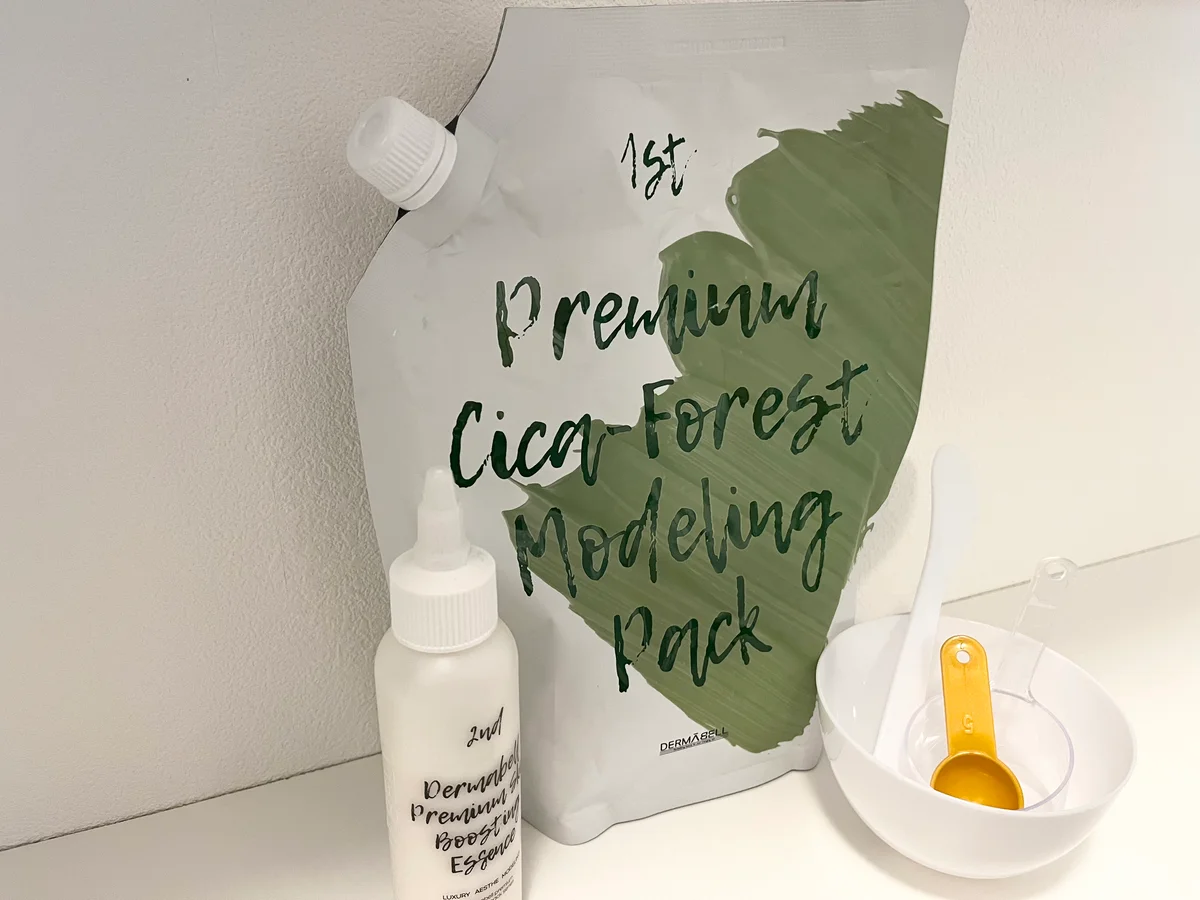 韓国ブランドDERMABELL　ダーマベル　モデリングパック　Premium Cica Forest Modeling Pack ￥8,900