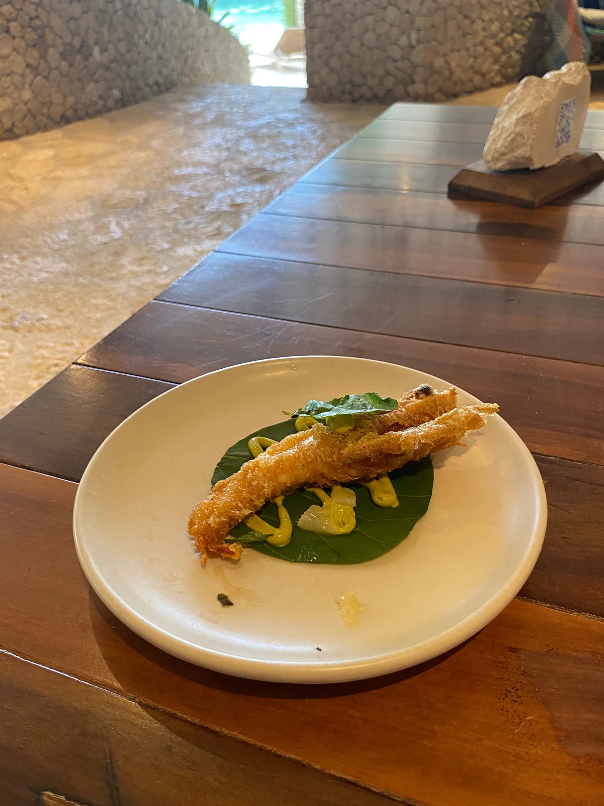arenalで食べられるエビのタコス