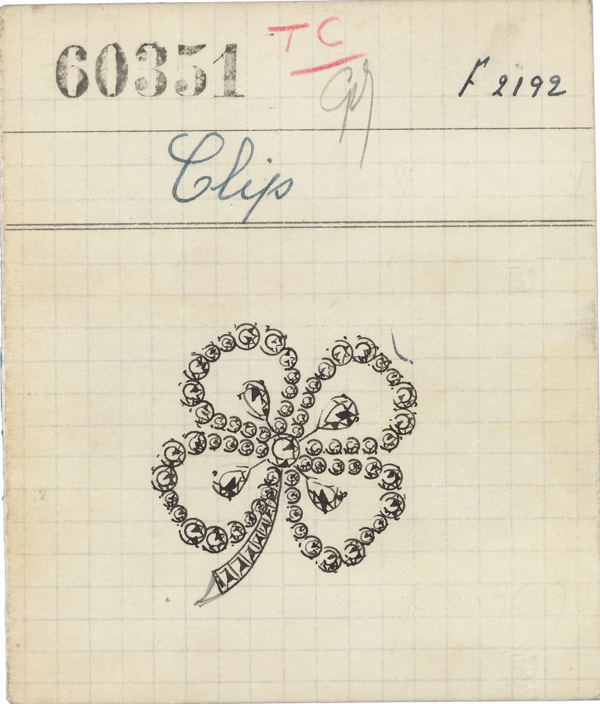 ヴァンクリーフ&アーペル アルハンブラ 歴史 デザイン画 アーカイブ