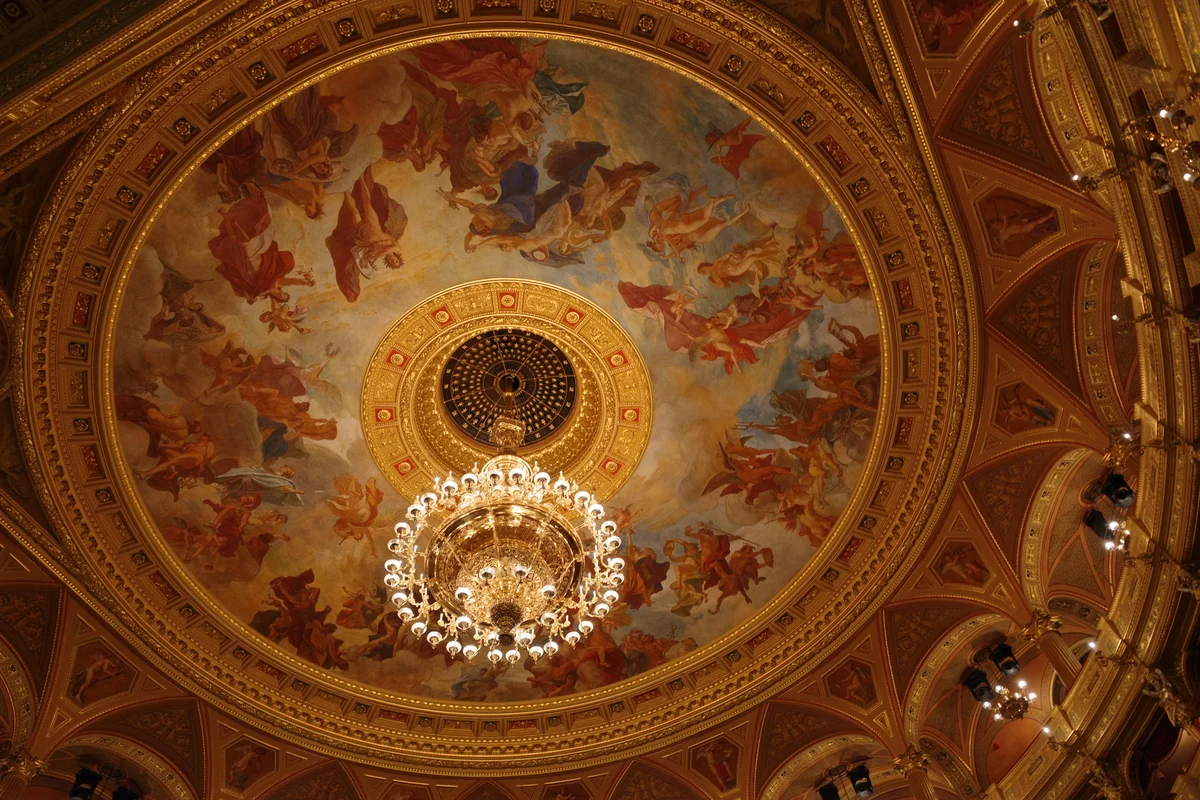 【ブダペスト開運旅】ハンガリー国立歌劇場の天上絵