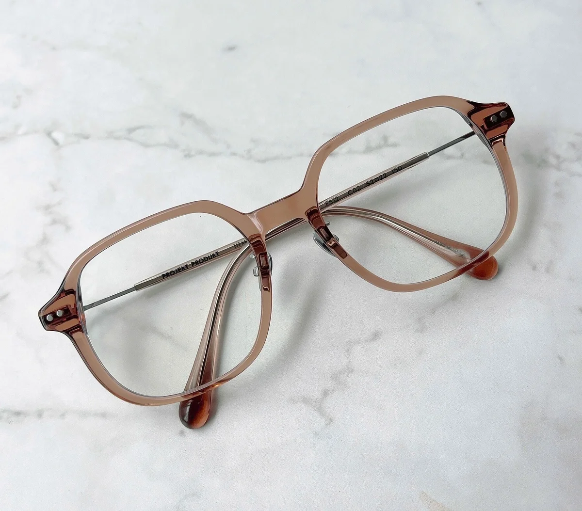 【PROJEKT PRODUKT】クリアフレームのメガネ