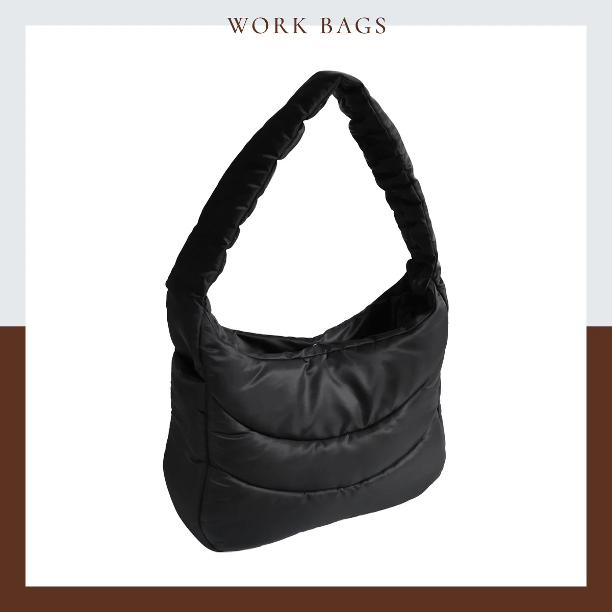 2026年最新レディースバッグ おすすめのワンハンドルバッグ メゾン エスボンド〈H28×W40×D16cm〉¥38,200