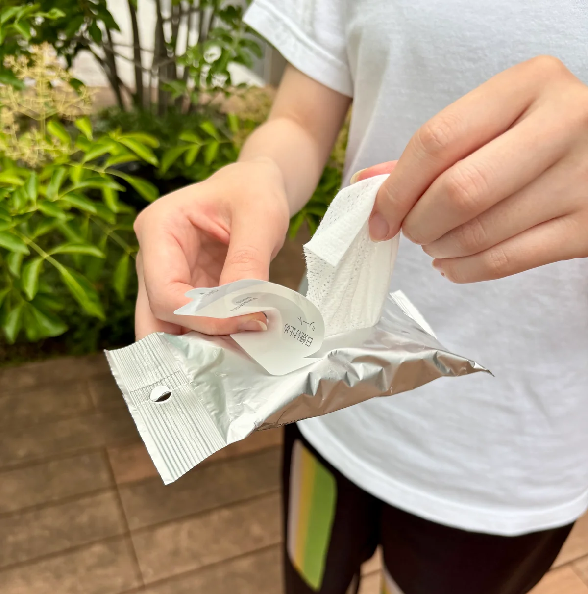 無印良品　MUJI　日焼け止めシート　紫外線対策　日焼け対策　日焼け止め塗り直し　携帯用　持ち運び