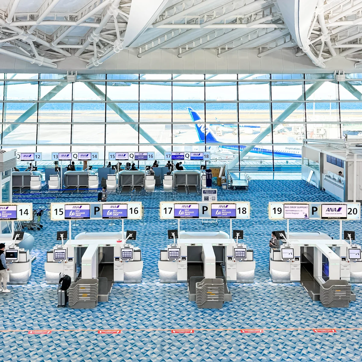 羽田空港第２ターミナル国際線エリア出発階　ANA