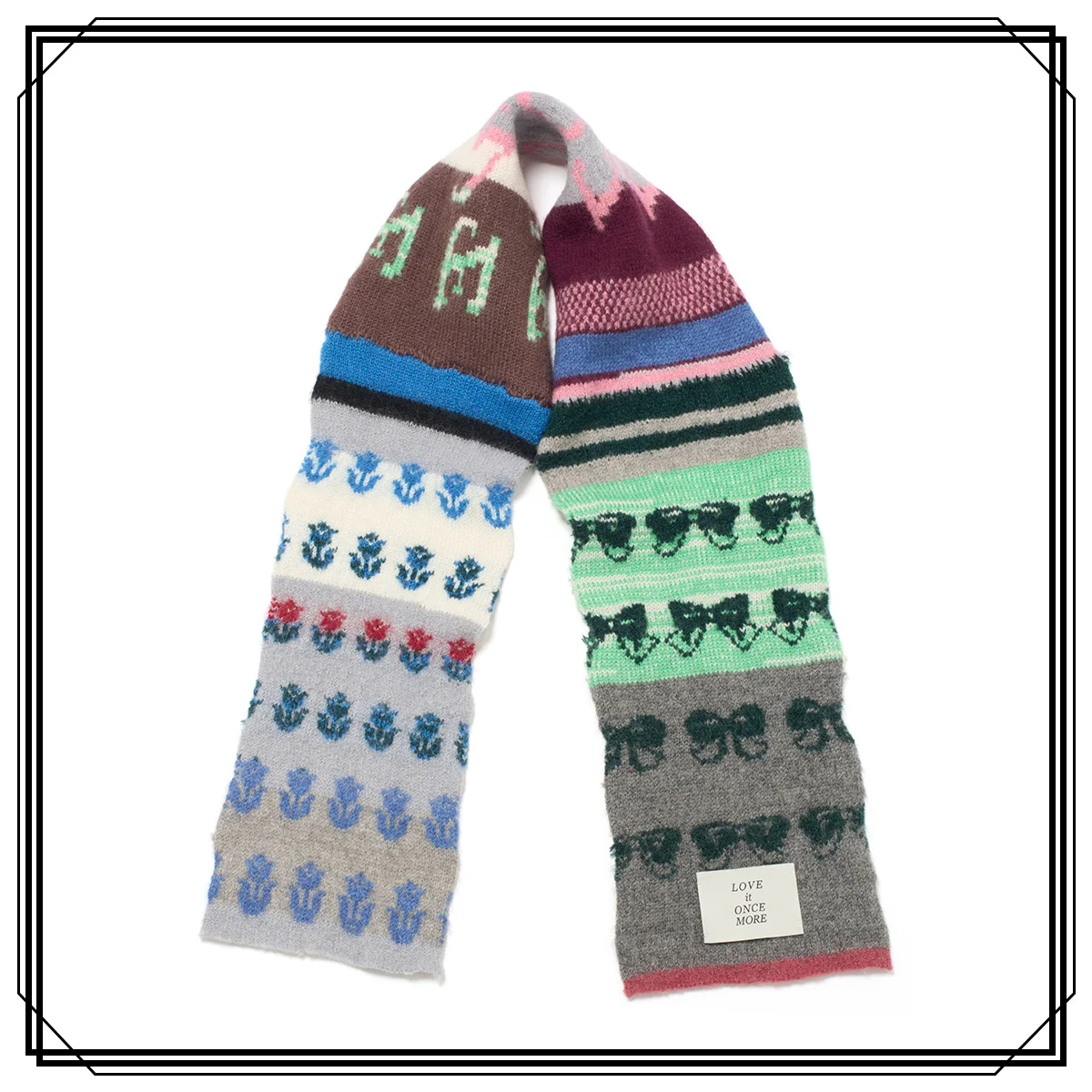 ラヴィットワンスモアのアップサイクルマフラー