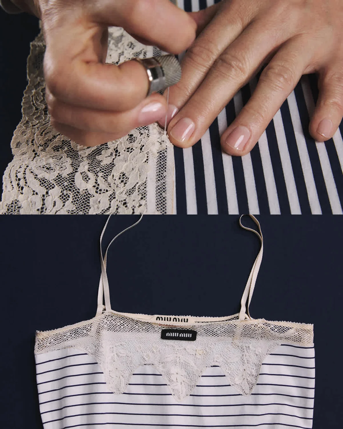 MIU MIU UPCYCLED BY CATHERINE MARTIN