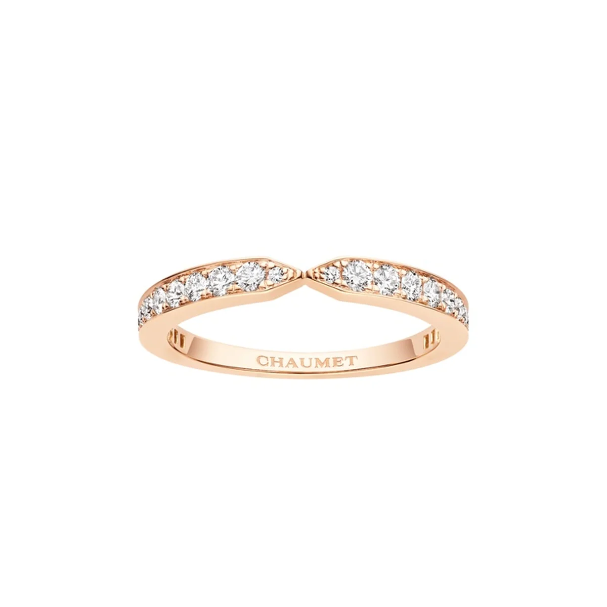 ショーメ「ジョゼフィーヌ」コレクション トリオンフ ドゥ ショーメ バンドーリング〈PG、ダイヤモンド〉¥713,900